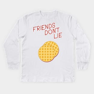 Stranger Things Minimalist Kids Long Sleeve T-Shirt